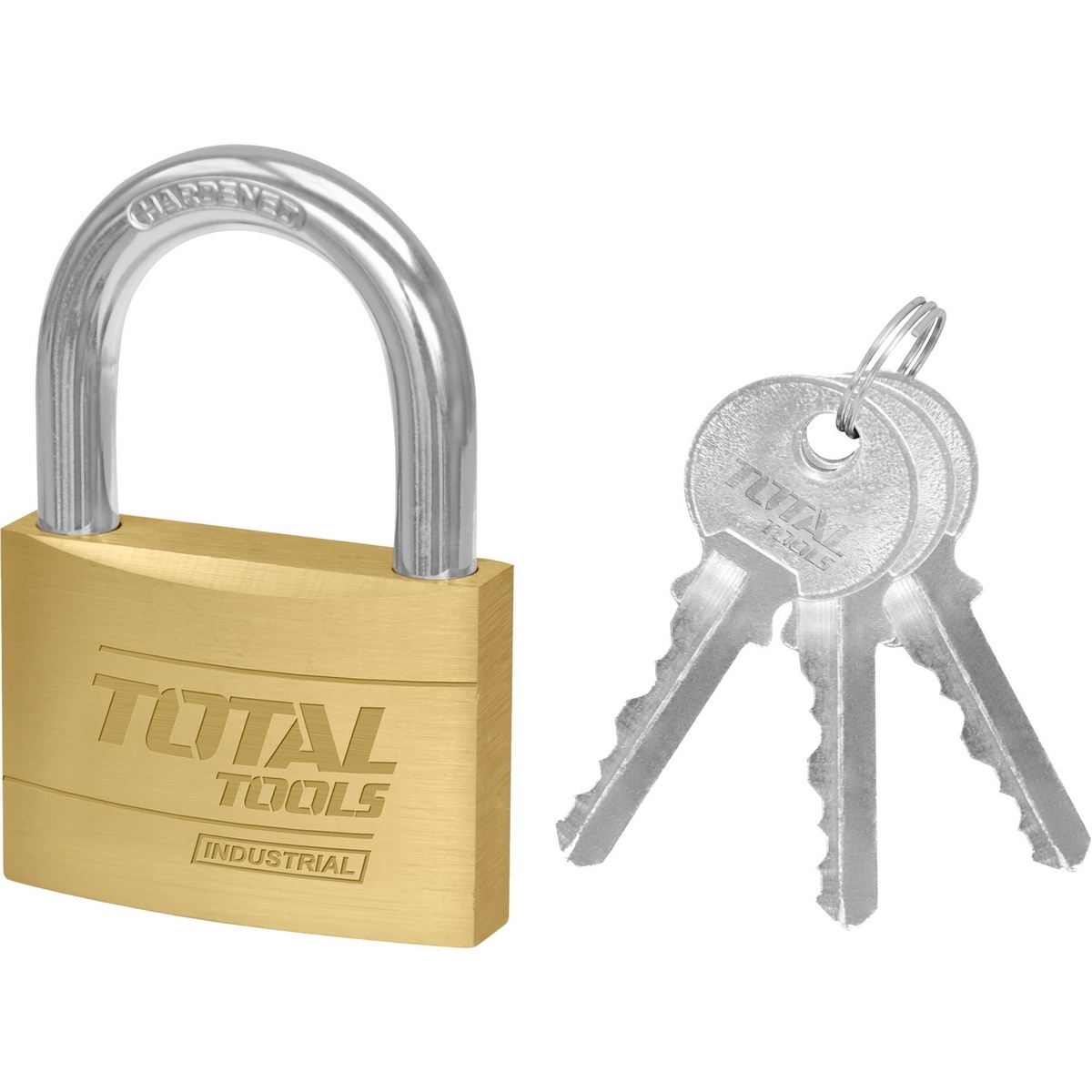 Total Tools Visací zámek s klíči