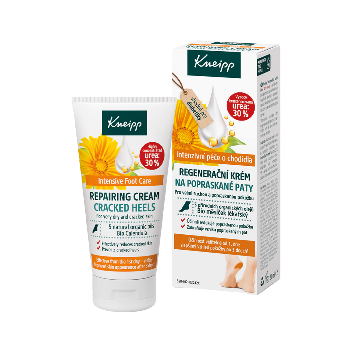 Kneipp Regenerační krém na popraskané paty