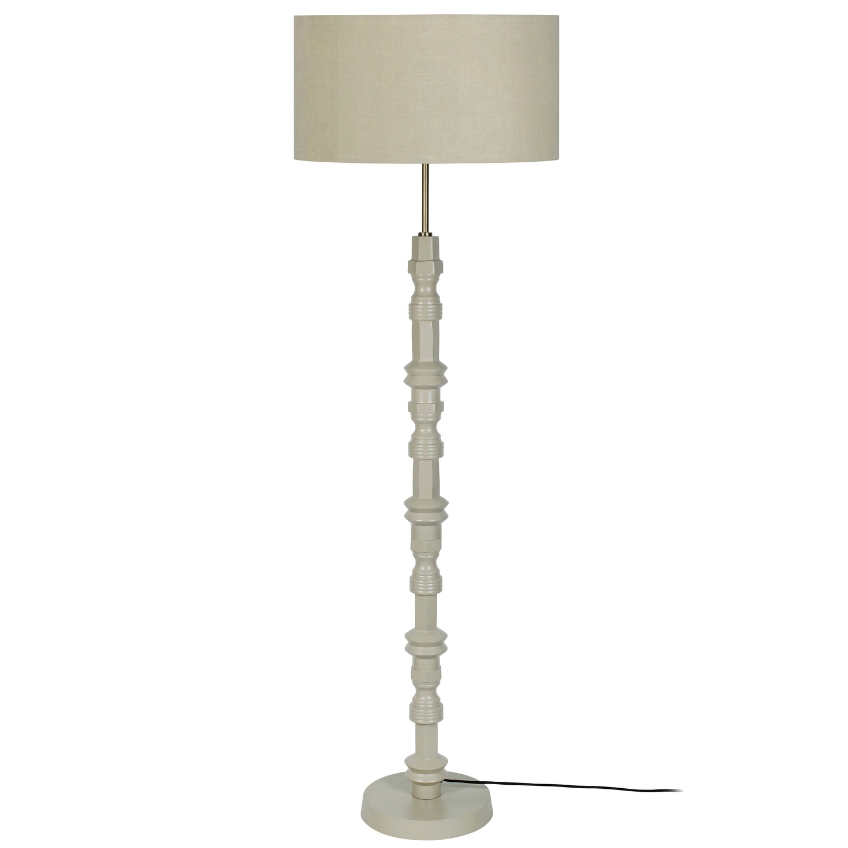 Béžová stojací lampa ZUIVER TOTEM 148 cm