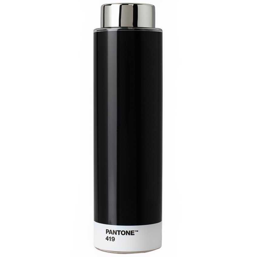 Černá kovová láhev Pantone Tritan Black 419 500 ml