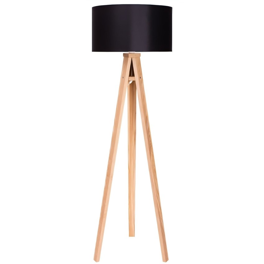 Černá stojací lampa RAGABA WANDA 140 cm