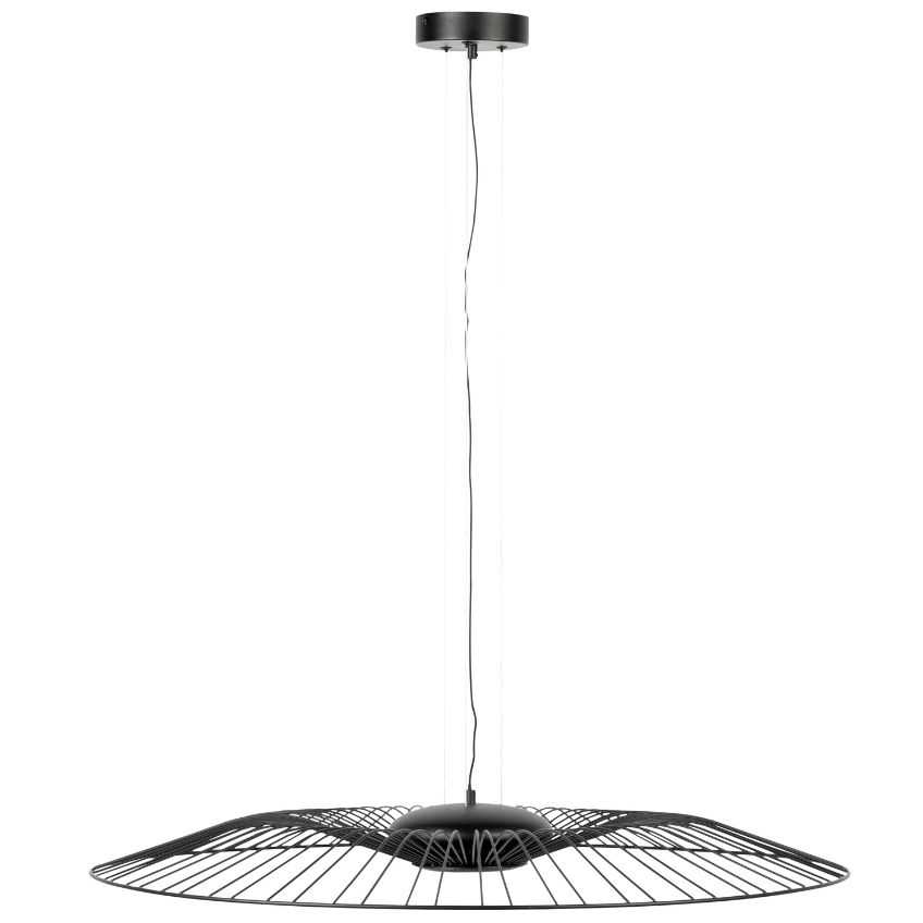 Černé kovové závěsné LED světlo ZUIVER SPIDER 90 cm