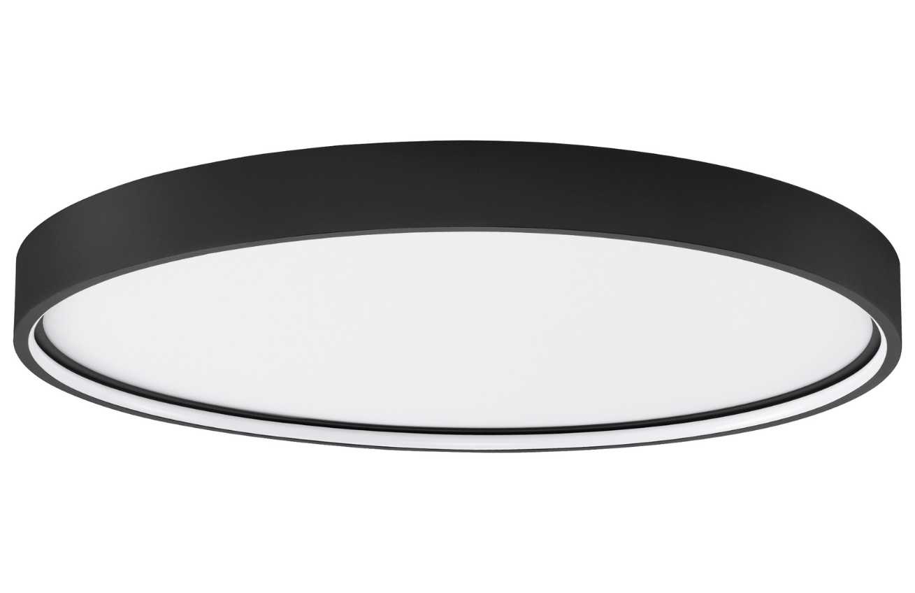 Černé stropní LED světlo Nova Luce Olaf 60 cm