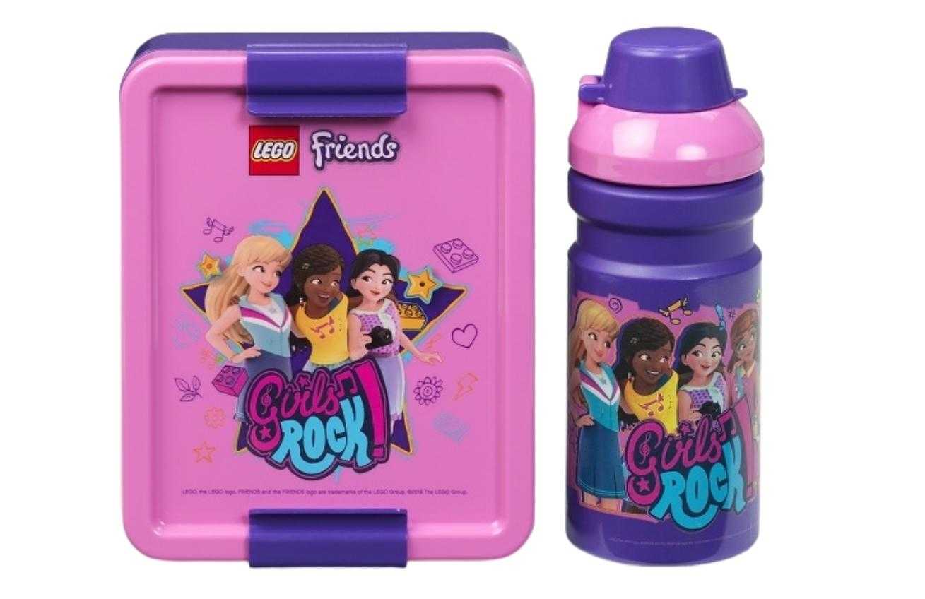 Lego® Růžový svačinový set LEGO® FRIENDS Girls Rock