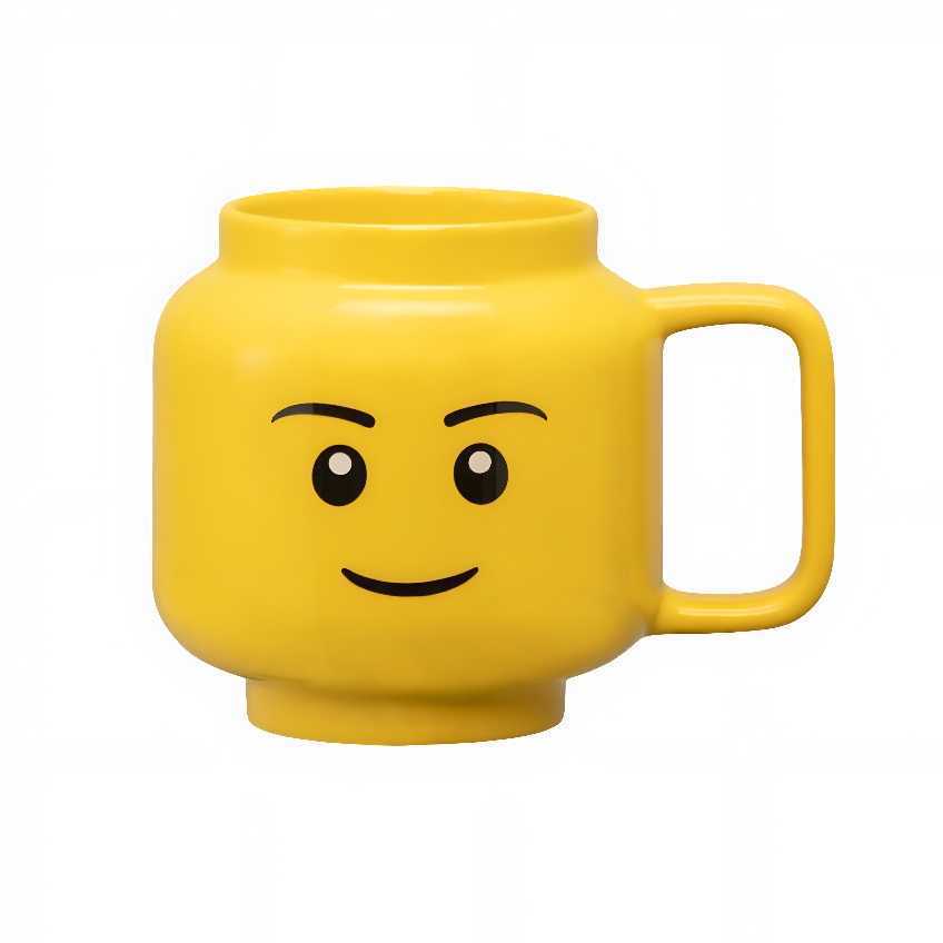 Lego® Žlutý keramický hrnek LEGO® Chlapec 530 ml