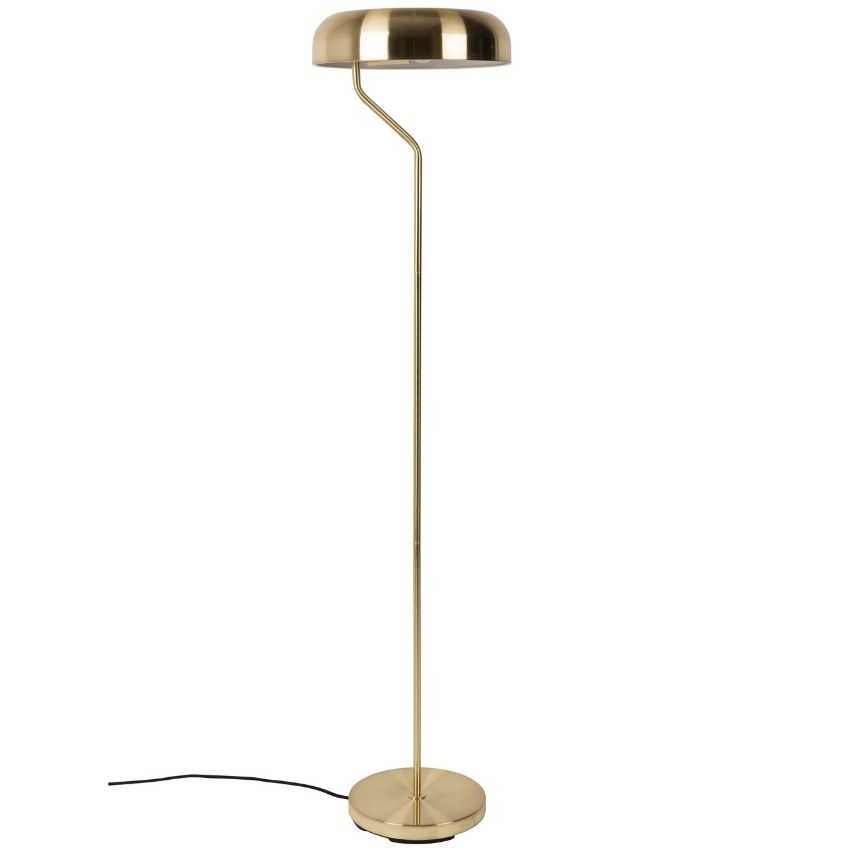 Zlatá stojací lampa DUTCHBONE Eclipse 130 cm