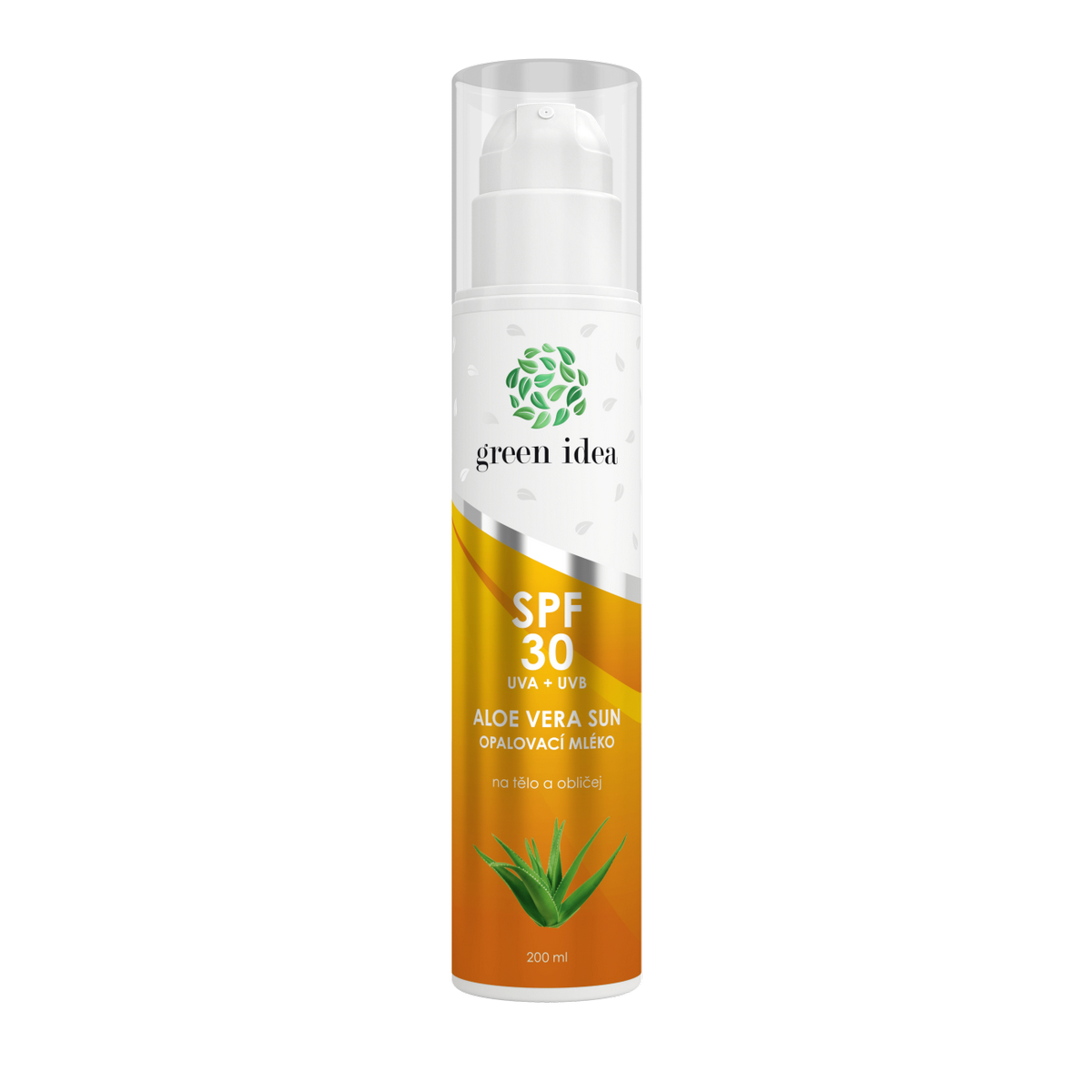 Green Idea Aloe Vera Opalovací mléko SPF 30