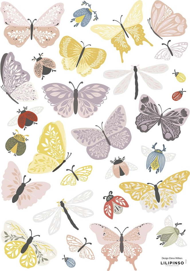 Arch samolepek 30x42 cm Butterflies & Insects – Lilipinso