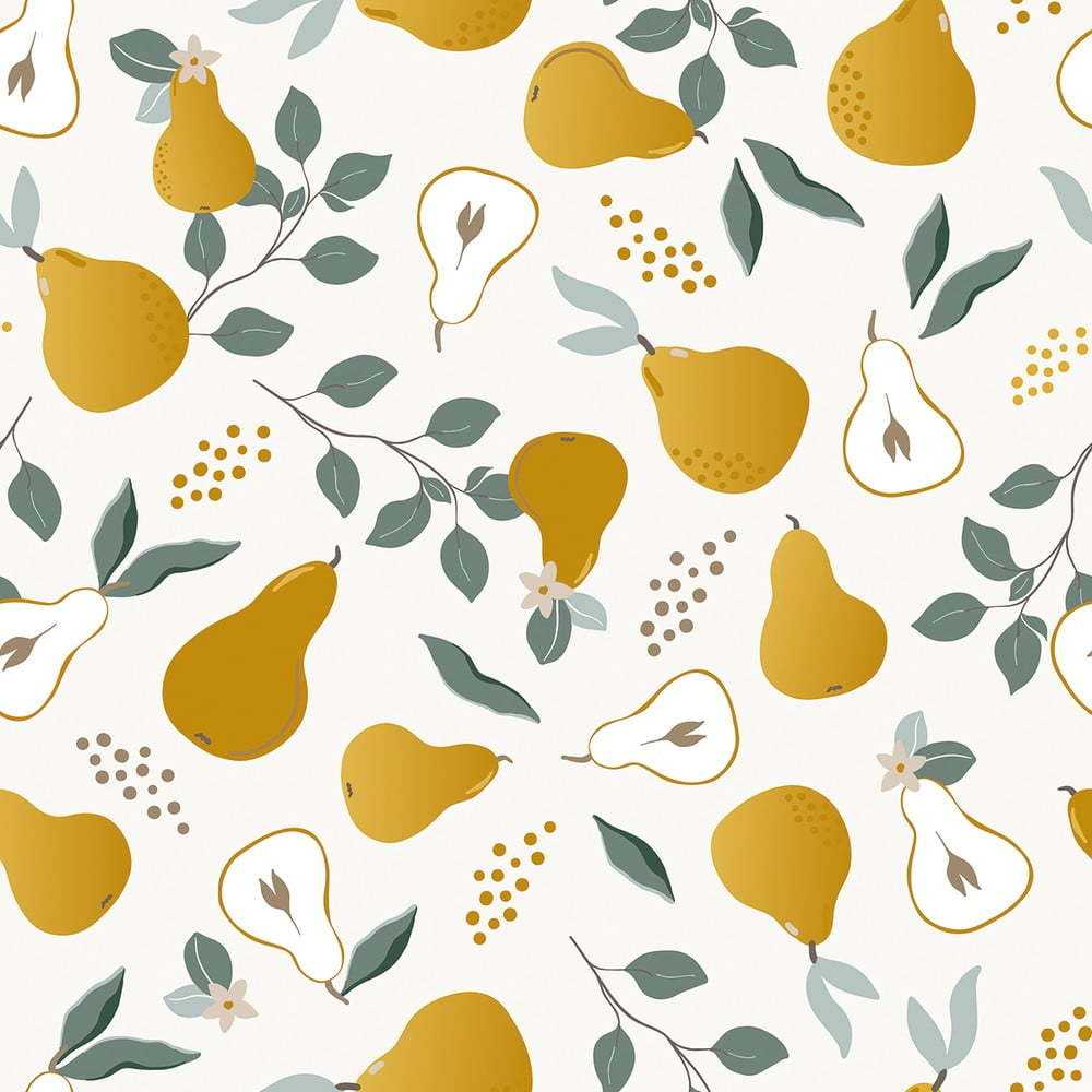 Dětská tapeta 10 m x 50 cm Pretty Pears – Lilipinso