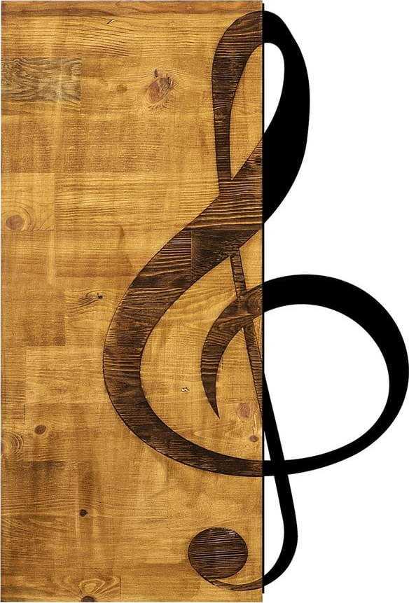 Nástěnná dekorace Wallity Treble Clef