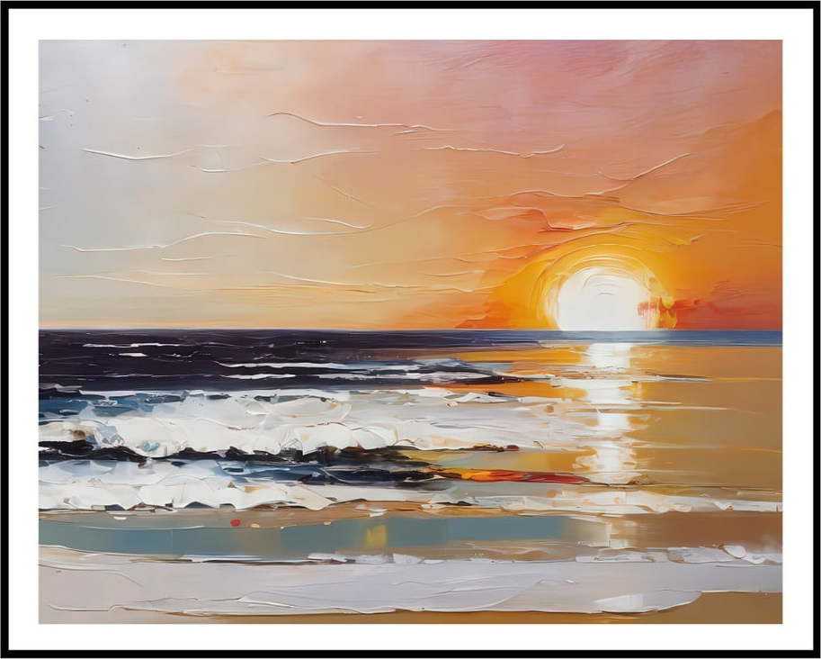 Obraz 40x50 cm Sunset on the Beach