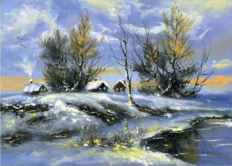 Obraz 70x50 cm Winter – Wallity