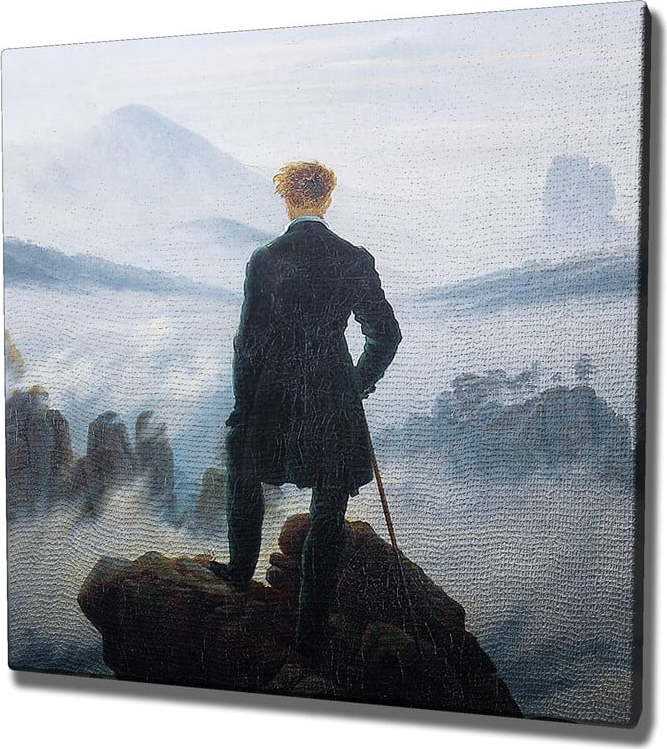 Obraz - reprodukce 45x45 cm Caspar David Friedrich – Wallity