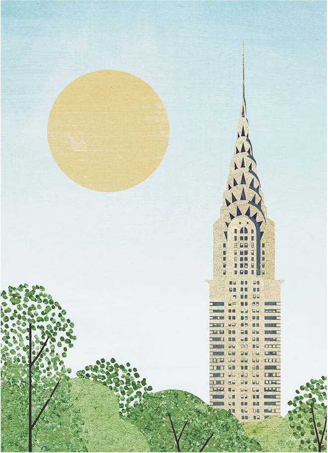 Plakát 30x40 cm Chrysler Building - Travelposter