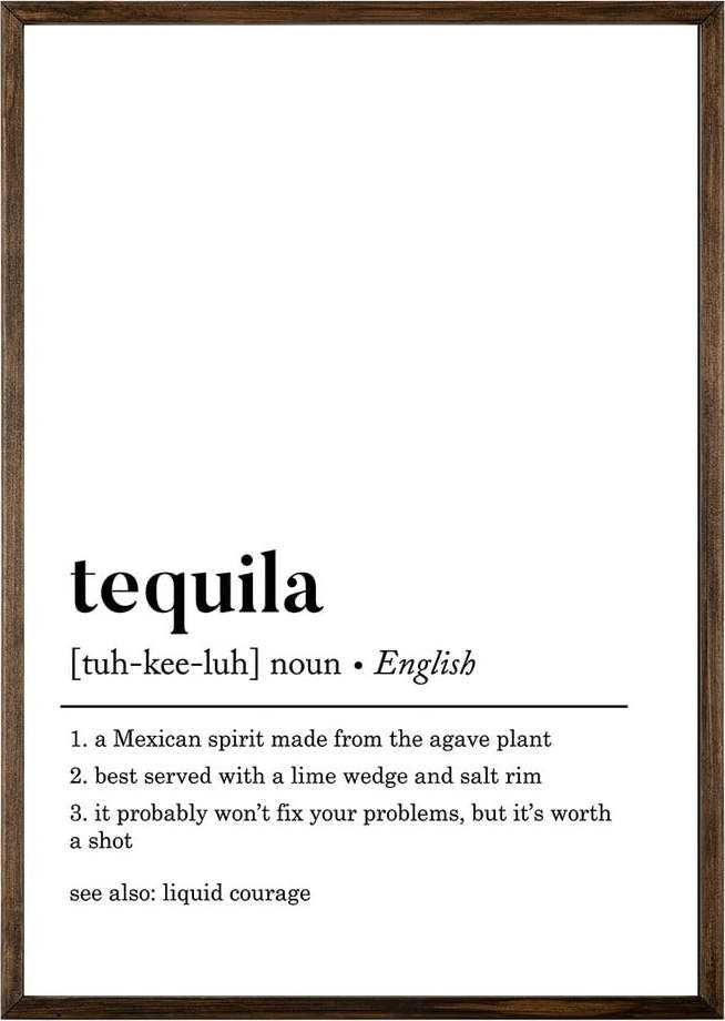 Plakát 50x70 cm Tequila – Wallity
