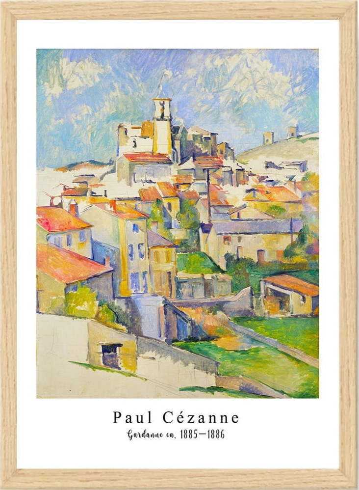 Plakát v rámu 35x45 cm Paul Cézanne – Wallity