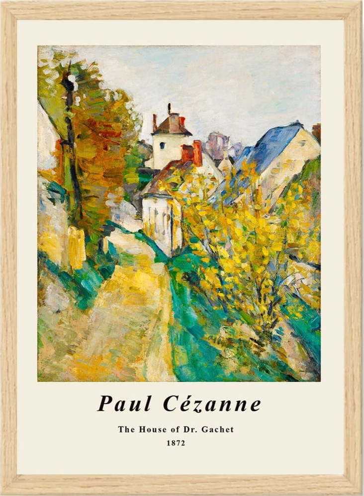 Plakát v rámu 35x45 cm Paul Cézanne – Wallity