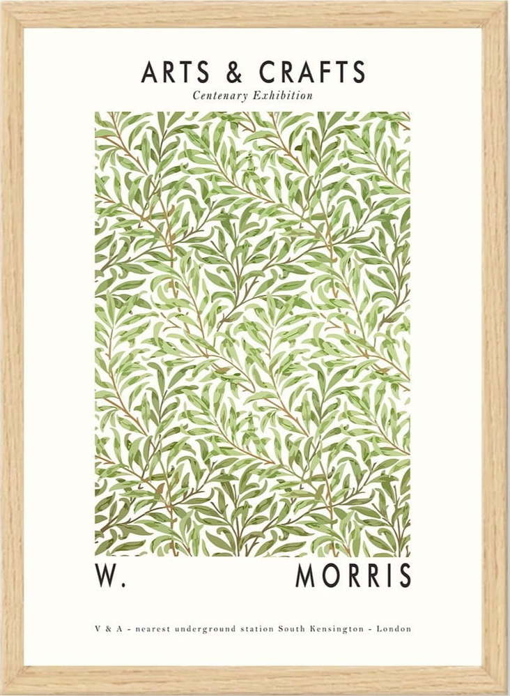 Plakát v rámu 35x45 cm William Morris – Wallity