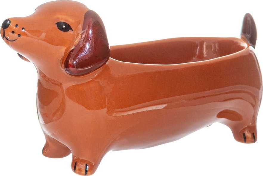 Porcelánová dekorativní mísa 5x14 cm Sausage Dog – Sass & Belle