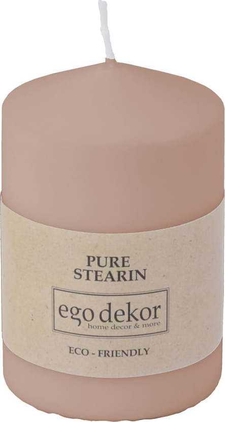 Pudrově růžová svíčka Eco candles by Ego dekor Top