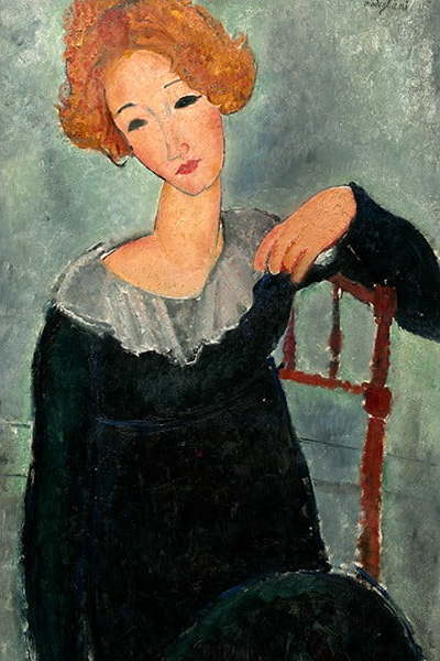 Reprodukce obrazu 40x60 cm Woman with Red Hair - Fedkolor