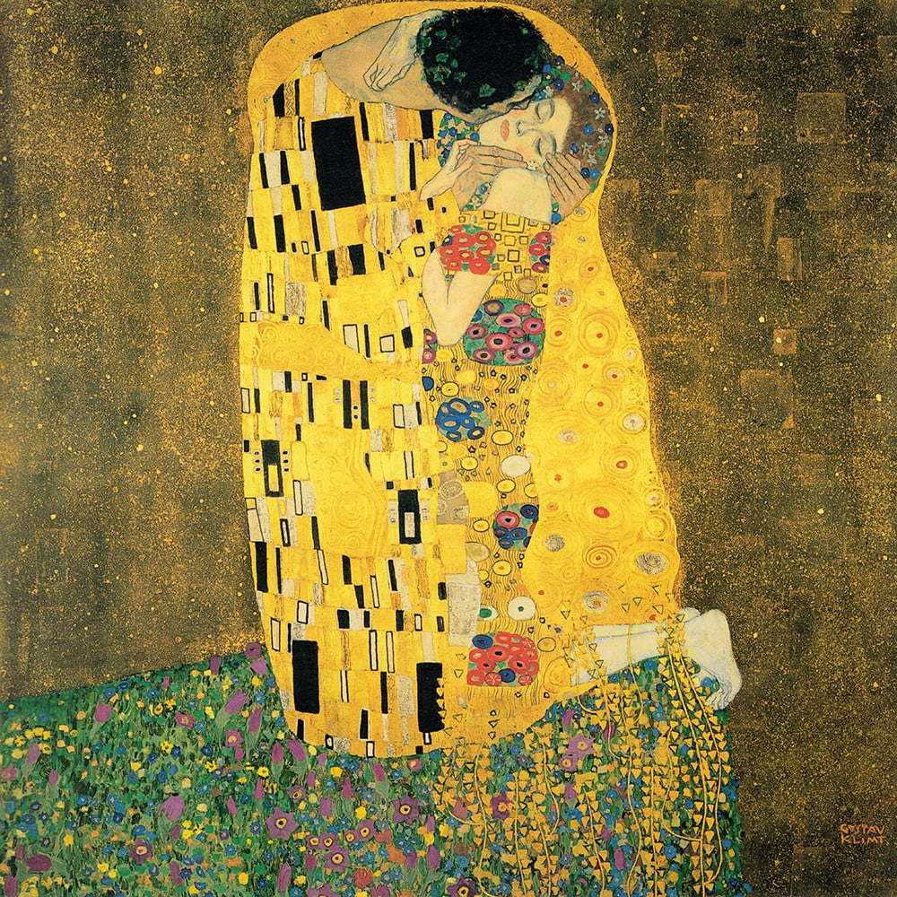 Reprodukce obrazu Gustav Klimt The Kiss