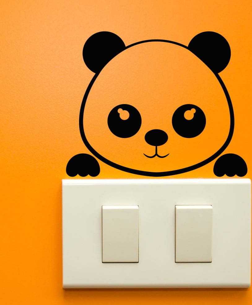 Samolepka Ambiance Panda Plug