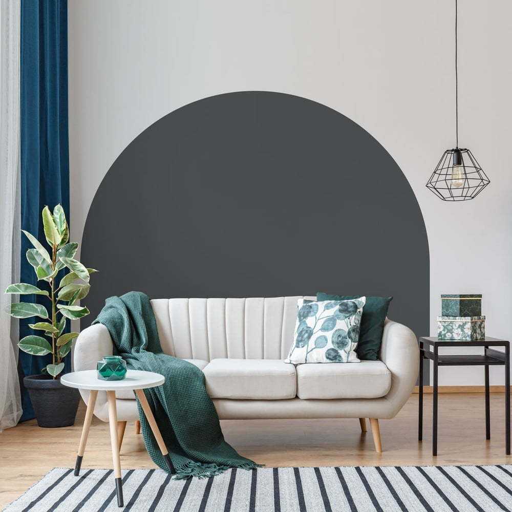 Samolepka na zeď 165x140 cm Storm Gray – Ambiance