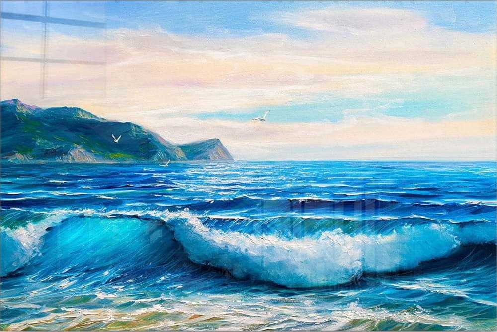 Skleněný obraz 70x50 cm Horizon – Wallity