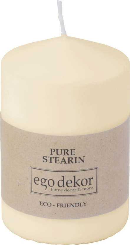 Smetanově bílá svíčka Eco candles by Ego dekor Top