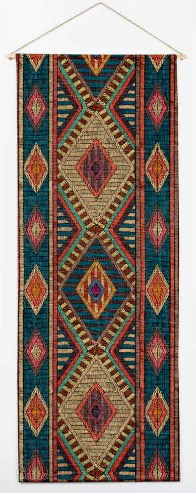 Tapiserie 40x155 cm Embroidery Ikat – Surdic