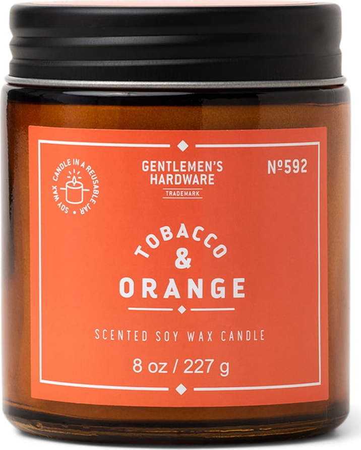 Vonná sojová svíčka doba hoření 48 h Tobacco & Orange – Gentlemen's Hardware