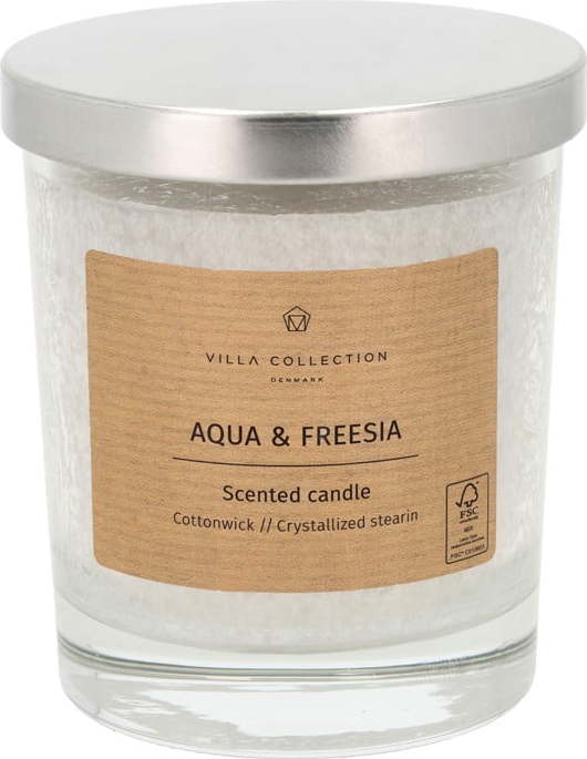 Vonná svíčka doba hoření 40 h Kras: Aqua & Freesia – Villa Collection