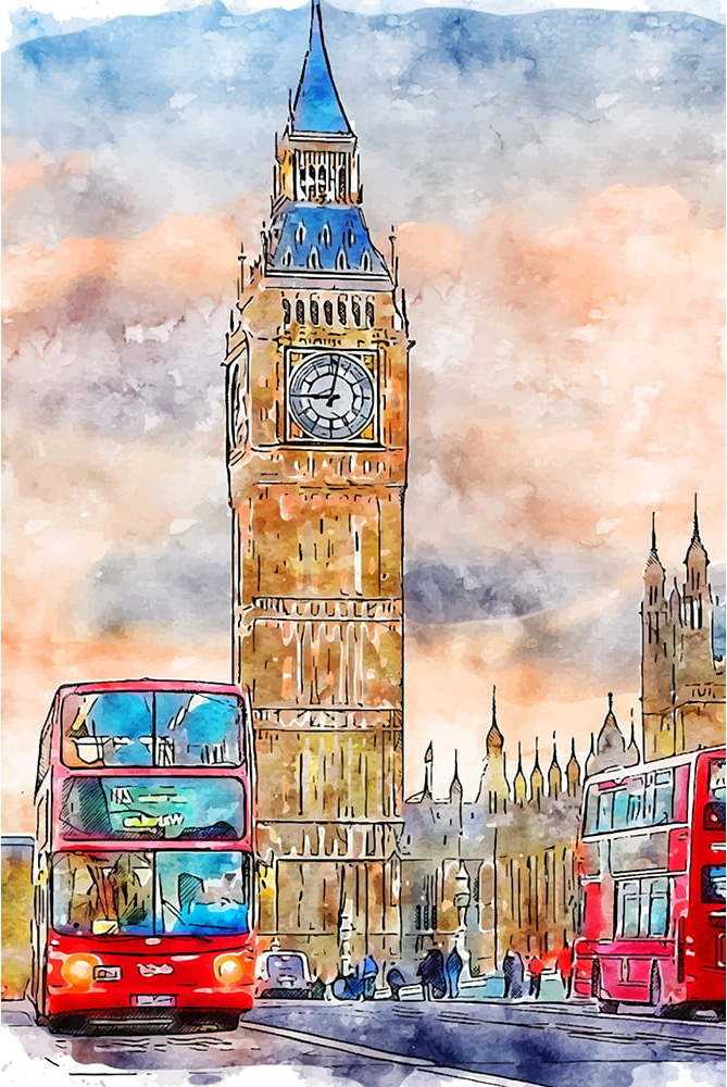 Obraz 60x90 cm London – Fedkolor