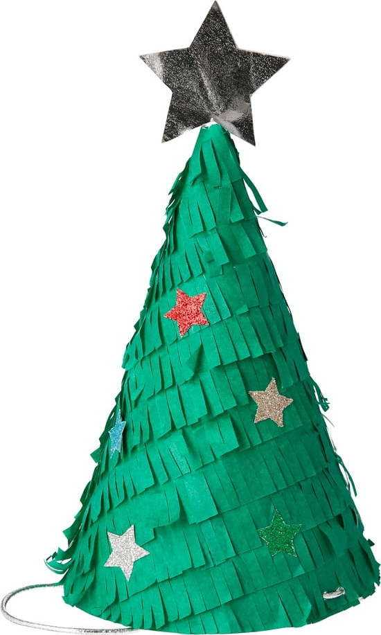 Párty čepičky v sadě 6 ks Christmas Tree – Meri Meri