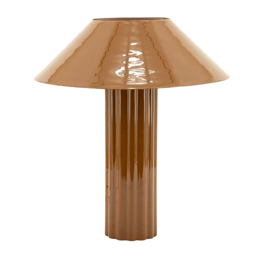 By-Boo Hnědá kovová stolní lampa Pallas