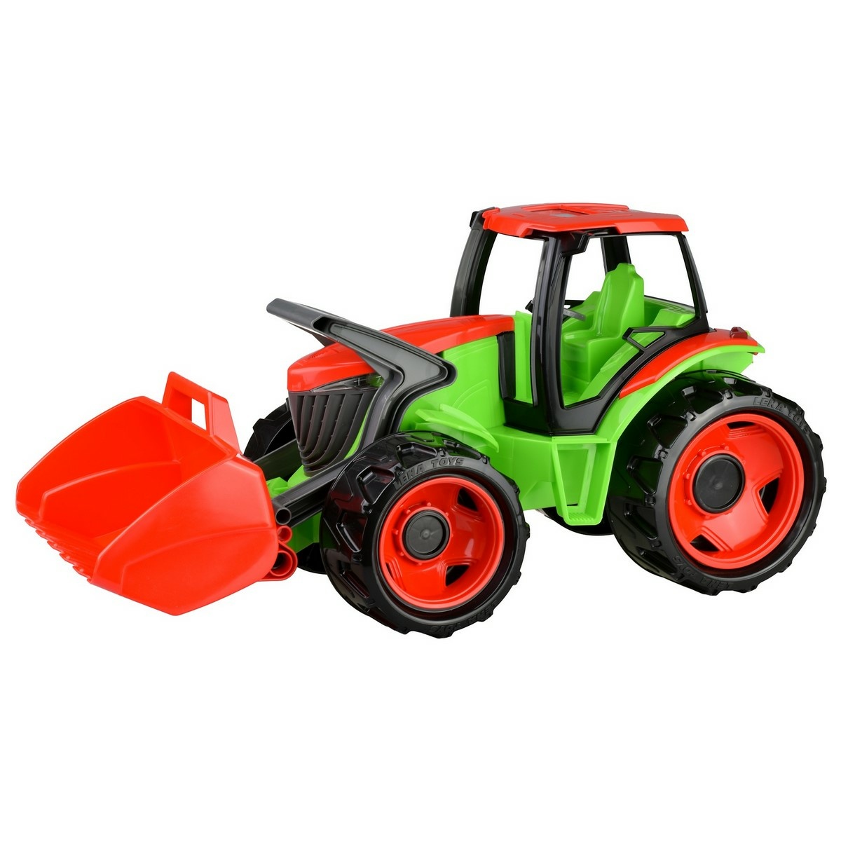 Lena Traktor se lžící plast modro-šedý 65cm v krabici od 3 let 02055 Lena