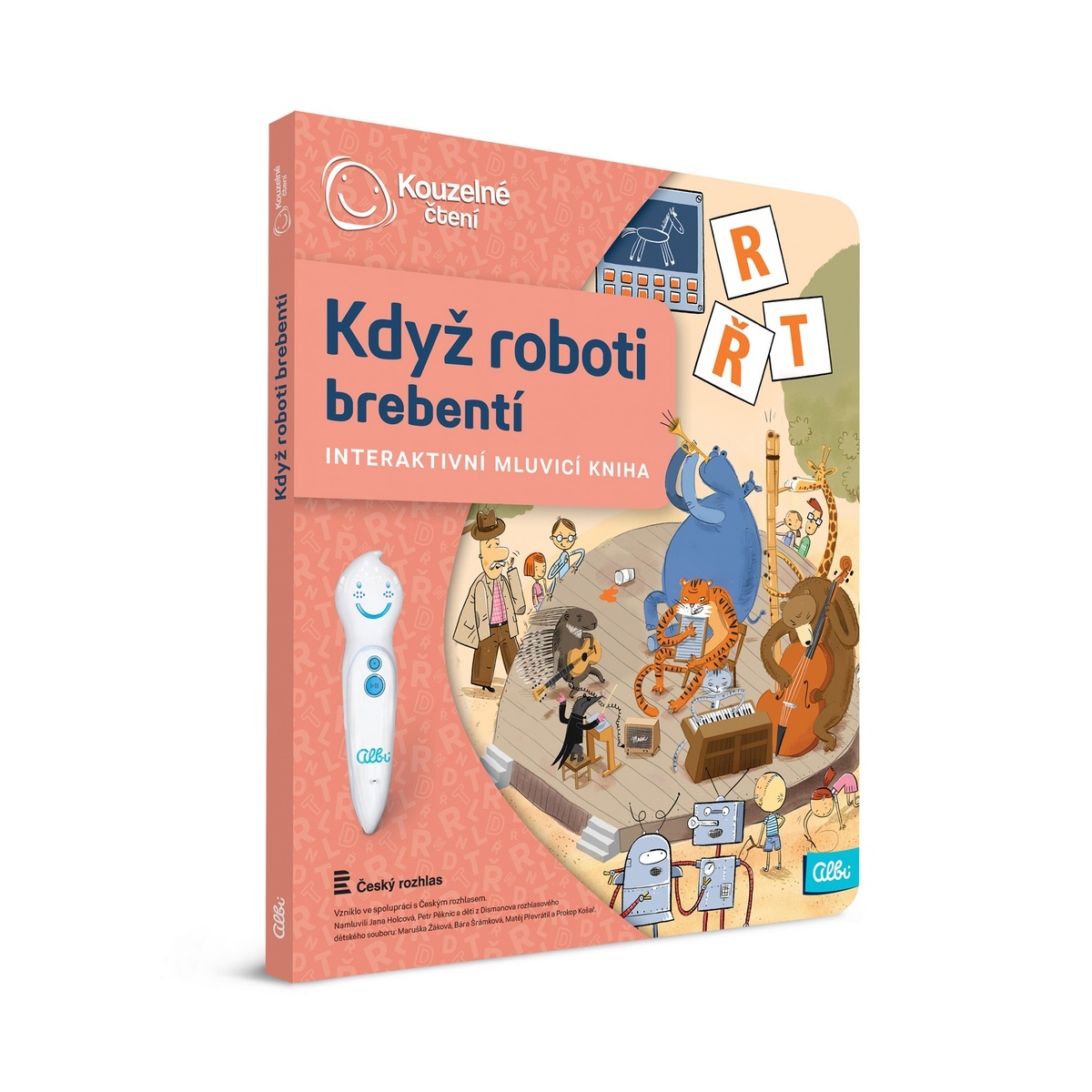 Kouzelné čtení Kniha Když roboti brebentí Albi