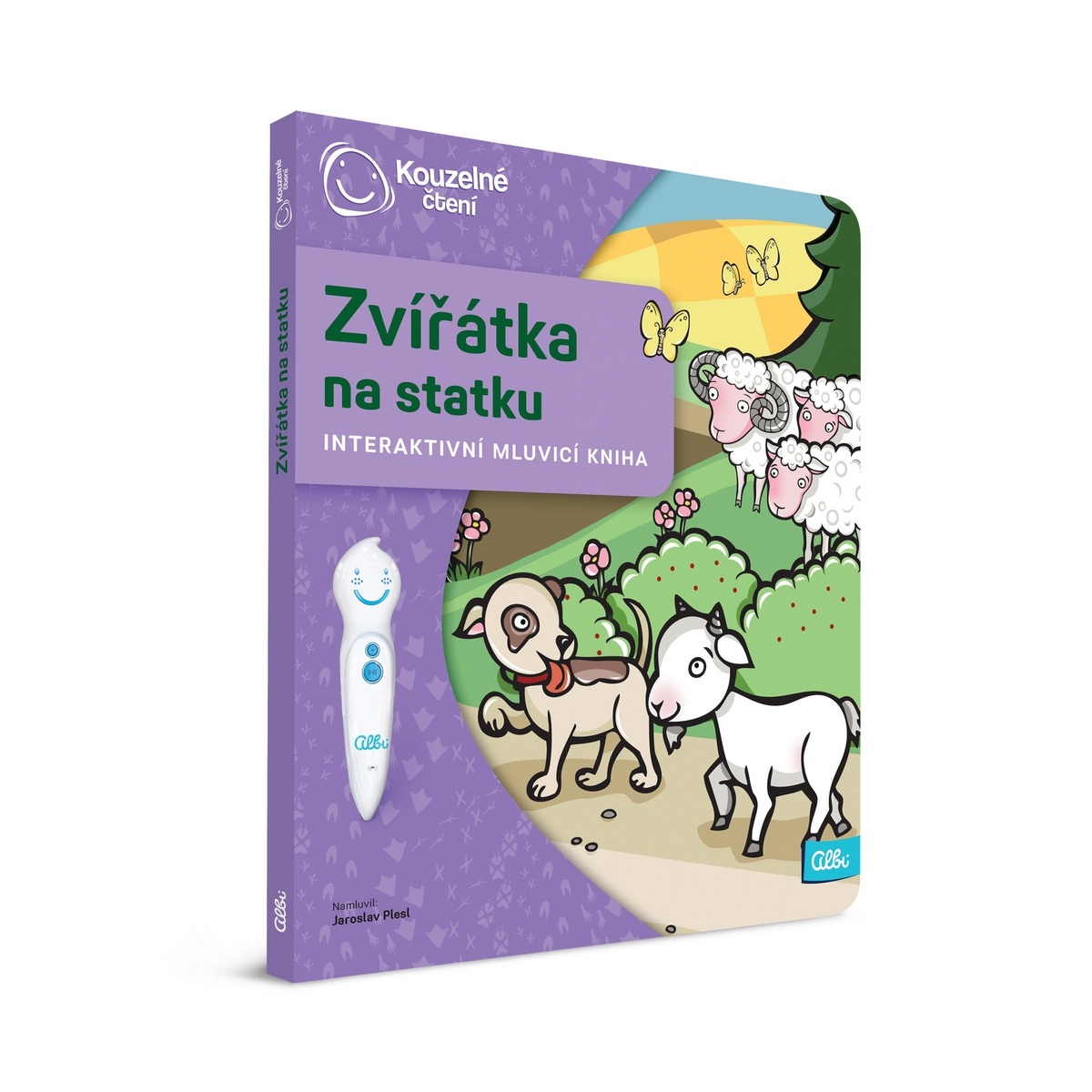 Kouzelné čtení Kniha Zvířátka na statku Albi