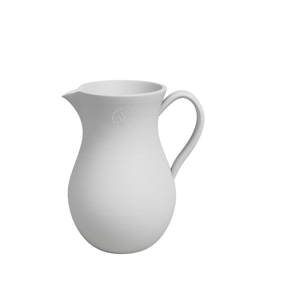 Bílá keramická ručně vyrobená váza (výška 30 cm) Harmonia – Artevasi