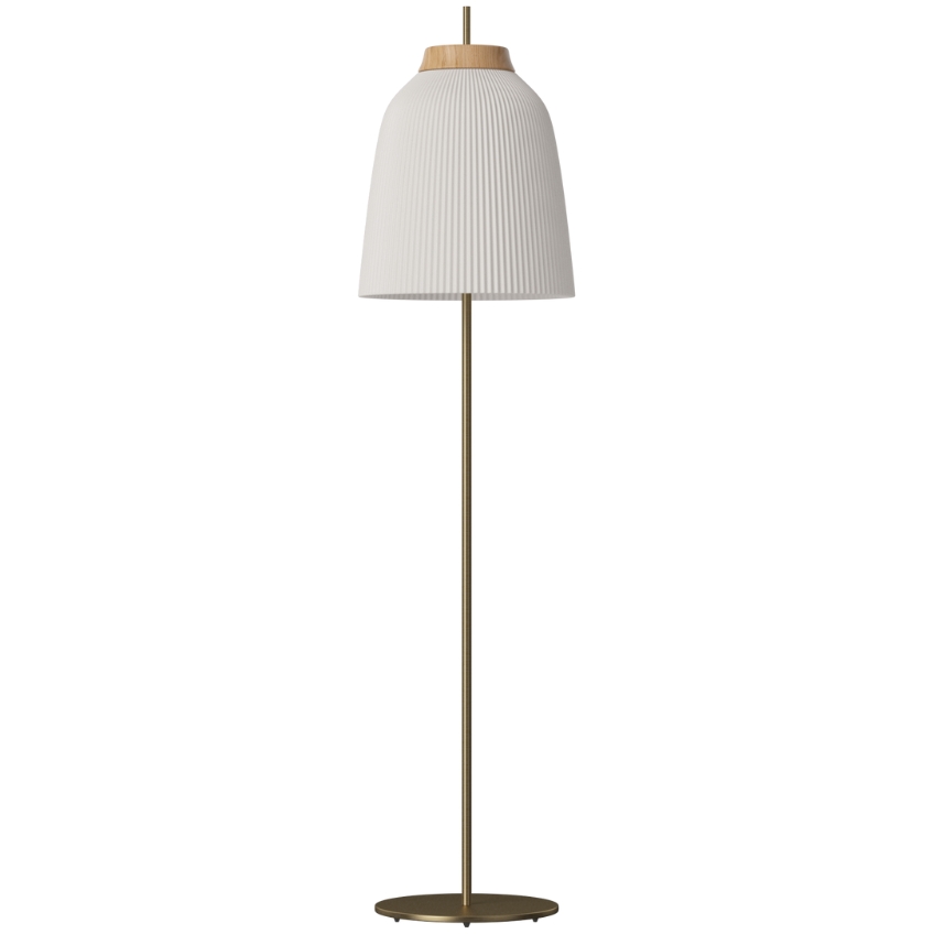 Bolia Opálově bílá skleněná stojací lampa Campa 146 cm