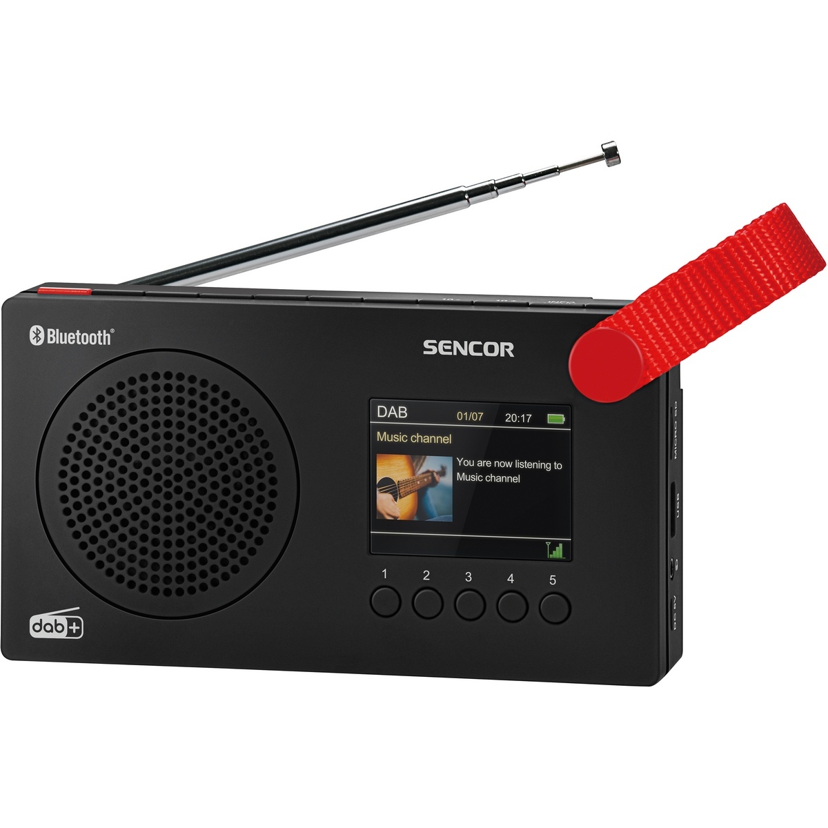 Sencor SRD 7757B DAB/FM digitální rádio Sencor