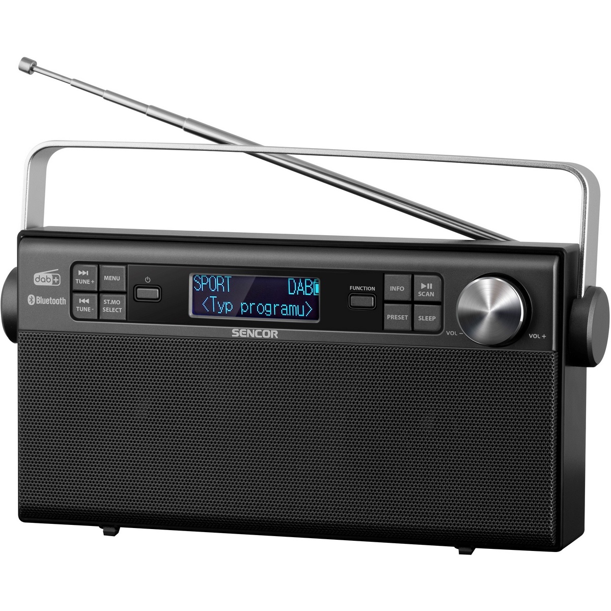 Sencor SRD 7800 DAB/FM/BT digitální rádio Sencor